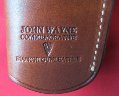 Winchester Issued John Wayne M94 SRC Leather Scabbard & Gun Rack - Image 6 of 12