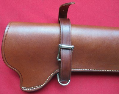Winchester Issued John Wayne M94 SRC Leather Scabbard & Gun Rack - Image 4 of 12