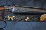 Winchester Model 21 20ga. Grade 6, George Ulrich engraved with 6 gold inlays, Beautiful - 3 of 15