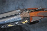 Winchester Model 21 20ga. Grade 6, George Ulrich engraved with 6 gold inlays, Beautiful - 10 of 15