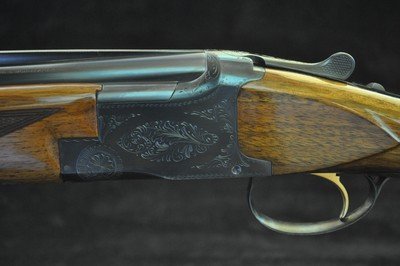 Browning Superposed 1965 Lightning, Grade 1 20ga RKLT, 26 1/2" Choked Mod over I/C, Excellent Condition - Image 11 of 15