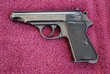 WALTHER PP 9MM BOTTOM MAGAZINE RELEASE EARLY 1936 CROWN N HIGH POLISH - 1 of 6