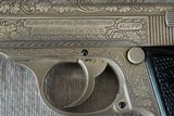 WALTHER PP SILVER
ENGRAVED PREWAR 1929 , FIRST YEAR PRODUCTION - 8 of 15