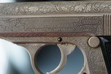 WALTHER PP SILVER
ENGRAVED PREWAR 1929 , FIRST YEAR PRODUCTION - 13 of 15