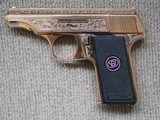 WALTHER MODEL 8 GOLD ENGRAVED - 1 of 6