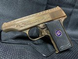 WALTHER MODEL 8 GOLD ENGRAVED - 2 of 8