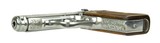 WALTHER PPK PREWAR 22 SILVER ENGRAVED WITH 2 SILVER PLATED CORRECT MAGAZINES AND ORIGINAL CASE. - 6 of 9