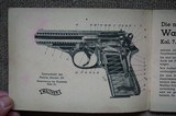 WALTHER PP PPK MANUAL DATED 1937 - 2 of 6