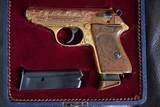 WALTHER PPK 22 PREWAR GOLD ENGRAVED - 1 of 7