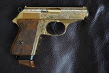 WALTHER PPK 22 PREWAR GOLD ENGRAVED - 2 of 7
