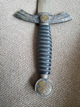 WW2 GERMAN LUFTWAFFE, DAGGER ,SHEATH AND HANGER - 5 of 6