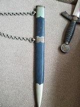 WW2 GERMAN LUFTWAFFE, DAGGER ,SHEATH AND HANGER - 2 of 6