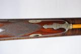 VINTAGE ENGLISH PERCUSSION SHOTGUN - WITH LOTS GOLD AND SILVER - 35 1/2