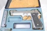 BERETTA 92 FS IN 9MM IN STAINLESS AS NEW - 1 of 6