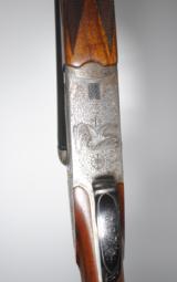 SIMSON 16 GAUGE DOUBLE - GAME SCENE HAND ENGRAVED - EJECTORS - MADE IN 1965 - 3 of 15