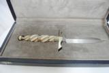 MIKE ZSCHERNY DAGGER - FLUTED PRE-BAN IVORY - 1 of 6
