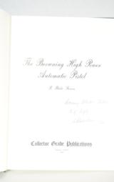 THE BROWNING HIGH POWER AUTOMATIC PISTOL - LIMTED FIRST EDITION 16 OF 50 SIGNED BY AUTHOR- 2 of 7