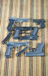 LOT OF 6 FUNCTIONING BLANK PISTOLS - ALL 8MM HIGH QUALITY - MADE IN ITALY - 1 of 3