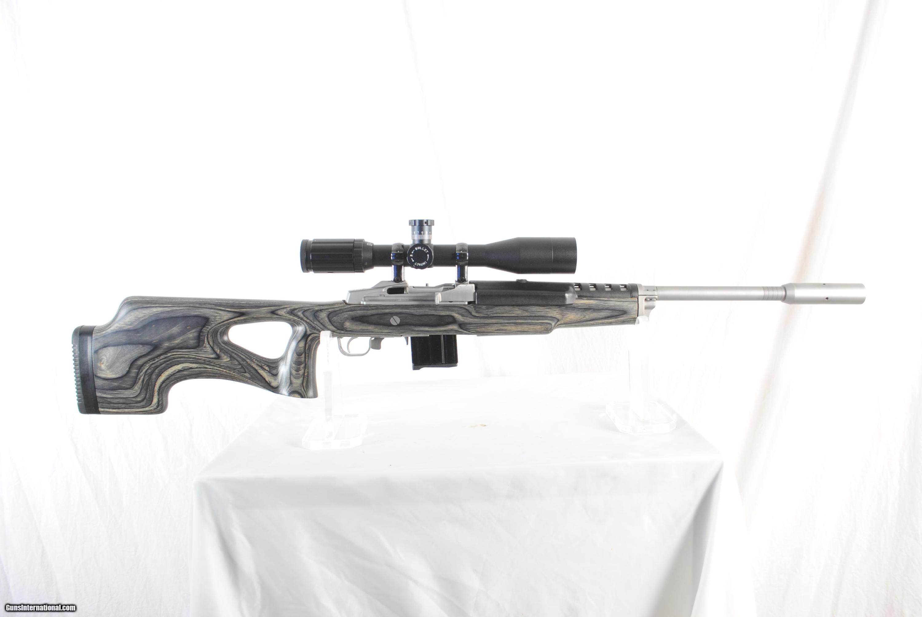 RUGER MINI 14 TARGET RIFLE WITH CUSTOM STOCK IN 223 REMINGTON