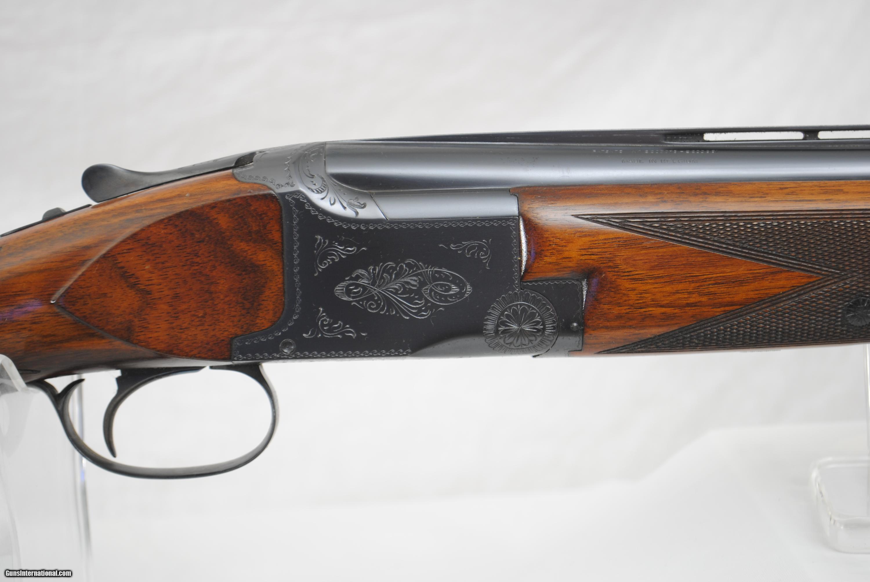 BROWNING SUPERPOSED 12 GAUGE - ROUND KNOB LONG TANG - MADE IN 1952