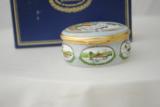 JAMES PURDEY COMMISSIONED ENAMEL BOX BY HALCYON DAYS OF ENGLAND - 9 of 10