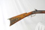 ANTIQUE PERCUSSION KENTUCKY RIFLE BY J. GRIFFITH - 3 of 15