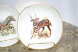 SET OF 4 AFRICAN SPORTING SERIES ENGLISH PLATES WITH STANDS - 5 of 6