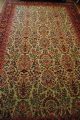 ANTIQUE KASHAN ORIENTAL RUG FROM 1920'S - 10' X 16' - FOR YOUR GUNROOM - 2 of 6