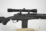 RUGER RANCH RIFLE - MINI 14 - IN 223 - WITH
FLASH SUPRESSOR MOUNTS, SCOPE AND EXTRA MAG - 2 of 8