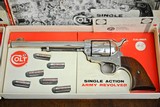 COLT SINGLE ACTION PAIR - 7 1/2" NICKLE - IN BOXES - CONSECUTIVE SERIAL NUMBERS - SALE PENDING - 23 of 25