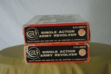 COLT SINGLE ACTION PAIR - 7 1/2" NICKLE - IN BOXES - CONSECUTIVE SERIAL NUMBERS - SALE PENDING - 20 of 25