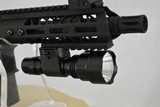 PALMETTO STATE ARMORY PA-15 PISTOL IN 223 - COMPLETE WITH SIGHTS AND FLASHLIGHT - 9 of 10