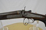 GEBRUDER DAMM - HIGHLY ENGRAVED 16 GAUGE HAMMER GUN WITH 31" BARRELS - ANTIQUE - 1 of 25