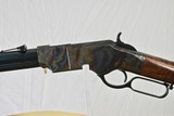 HENRY ORIGINAL IRON FRAMED LEVER ACTION RIFLE - STEEL CASE HARDENED IN 44-40 - AS NEW - SALE PENDING - 2 of 14