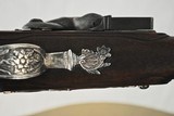 A. SNYDER - CUSTOM FLINTLOCK - ENGRAVED WITH ELABORATE SILVER PLATE - .60 CALIBER - SALE PENDING - 6 of 13