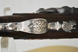 A. SNYDER - CUSTOM FLINTLOCK - ENGRAVED WITH ELABORATE SILVER PLATE - .60 CALIBER - SALE PENDING - 4 of 13