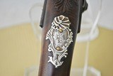 A. SNYDER - CUSTOM FLINTLOCK - ENGRAVED WITH ELABORATE SILVER PLATE - .60 CALIBER - SALE PENDING - 9 of 13