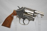 SMITH & WESSON MODEL 12-4 THE MILITARY & POLICE AIRWEIGHT - EXCELLENT ORIGINAL NICKEL FINISH - 2 of 7