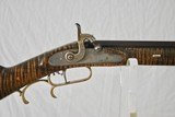 CUSTOM MUZZLE LOADING RIFLE - 32 CALIBER - GR DOUGLASS BARREL - HW ROBINS LOCK - 1 of 11