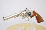 COLT TROOPER MARK V NICKEL - 357 MAGNUM - 99% CONDITION - 1 of 14