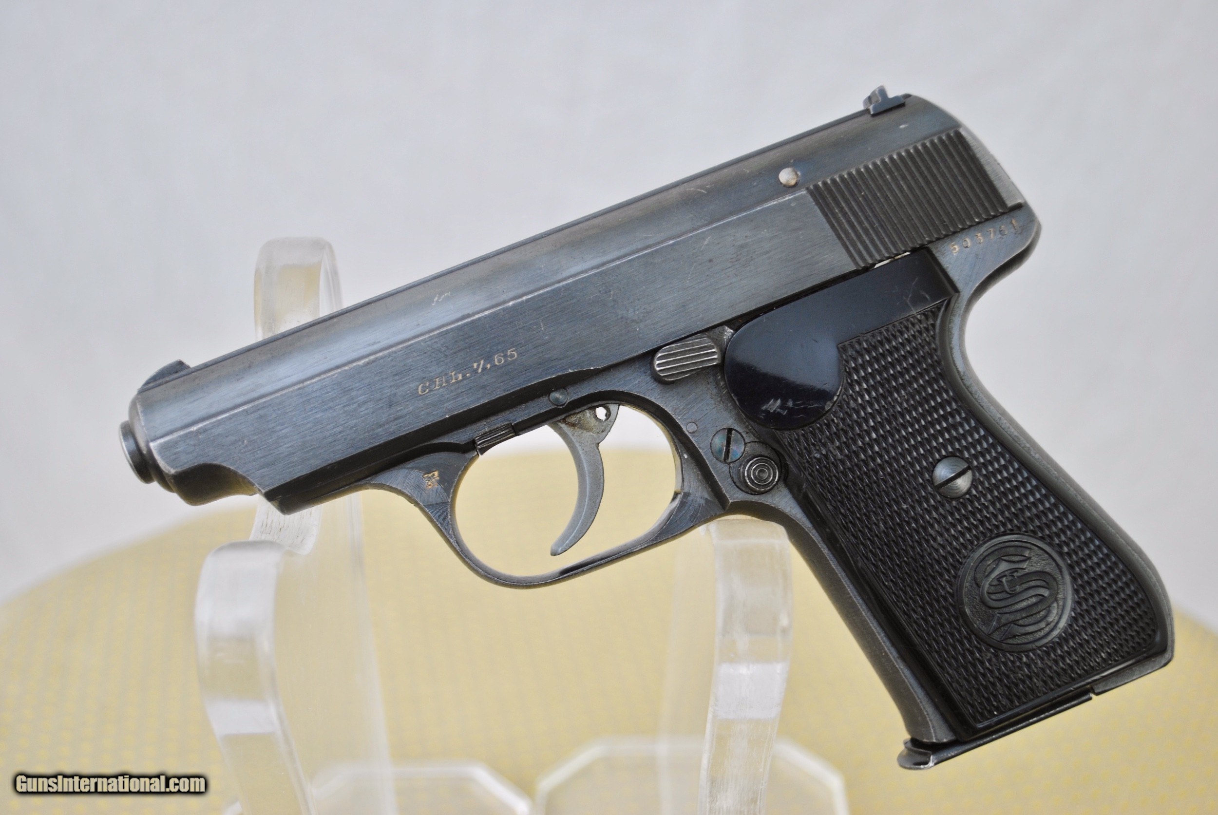 JP SAUER MODEL 38H WITH NAZI PROOF MARKS