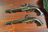 ANTIQUE (17th to 18th CENTURY) MATCHED PAIR OF ITALIAN FLINTLOCK PISTOLS WITH HOLSTERS - HIGH CONDITION - 3 of 20