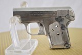 COLT MODEL 1908 - NICKEL WITH FACTORY PEARL GRIPS - 5 of 12