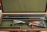 SIMSON MEISTERWERK - TWO BARREL SET 12/16 GA - ENGRAVED WITH GOLD / IVORY INLAYS - BEYOND COMPARE - CASED - 2 of 21