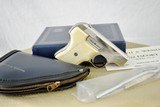 SMITH & WESSON MODEL 61-2 THE POCKET ESCORT - NICKEL FINISH WITH BOX AND POUCH - COLLECTOR CONDITION - C&R OK - SALE PENDING - 1 of 7