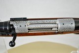 HENRI DUMOULIN RIFLE - HEAVILY ENGRAVED - MAUSER ACTION - 308 WINCHESTER - 4 of 19