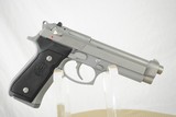 BERETTA ITALY 92FS - STAINLESS STEEL SLIDE - EXCELLENT CONDITION - 1 of 6