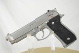 BERETTA ITALY 92FS - STAINLESS STEEL SLIDE - EXCELLENT CONDITION - 2 of 6