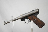 GOLD INLAY AND SCROLL ENGRAVED RUGER STANDARD AUTOMATIC PISTOL - MADE IN 1968 - 3 of 14