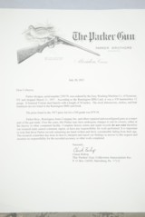 REMINGTON PARKER MADE IN 1937 - EXCELLENT CASE COLOR AND FIGURED WOOD - PARKER LETTER - 10 of 23